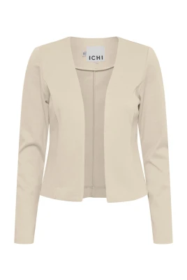 Elegant Öppen Blazer i Doeskin