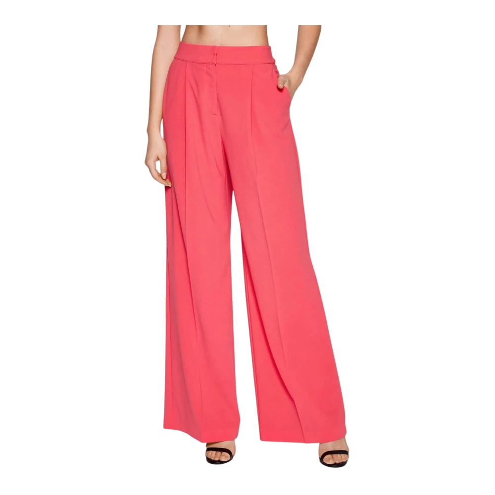 Patrizia Pepe Women's Red Pantalone - Wide Trousers - M - Trousers
