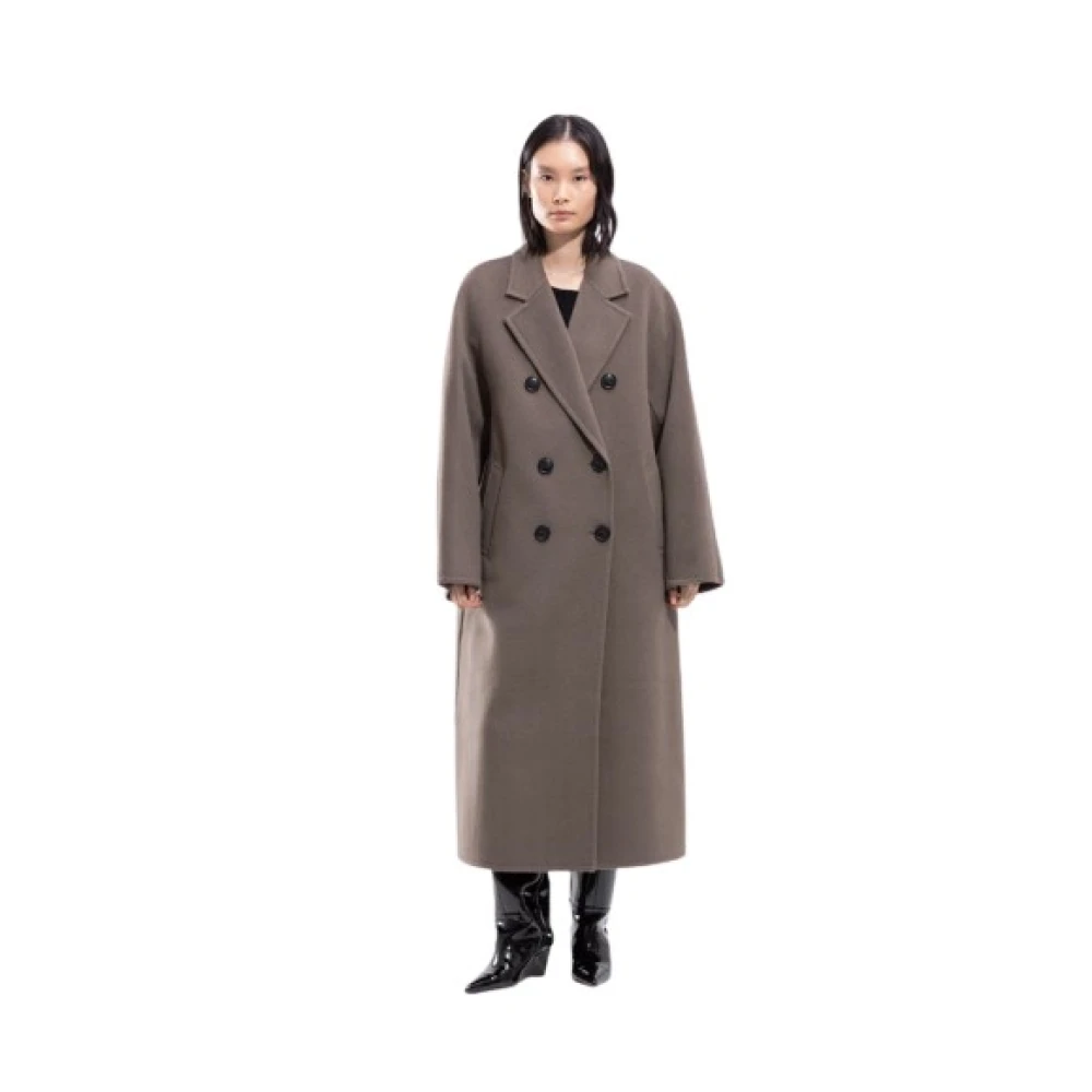 Stand Studio Stijlvolle Claire Coat voor vrouwen Beige Dames