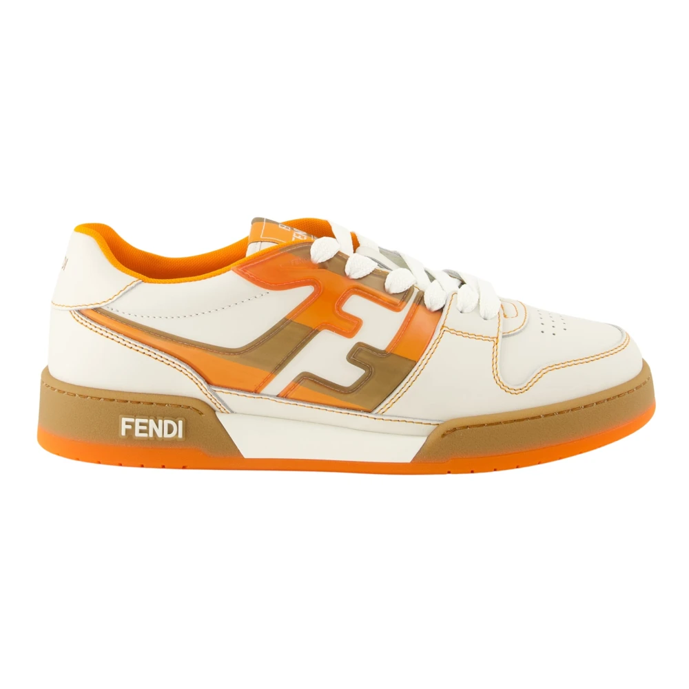 Fendi , Sneakers, Male, Orange, 8 1/2 Uk, Match Trainers
