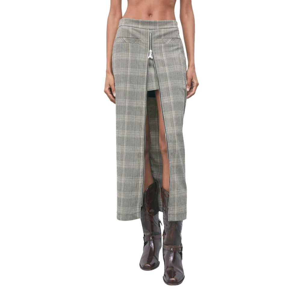 Patrizia Pepe Donna Grigio - Gonna Longuette - Skirts - M
