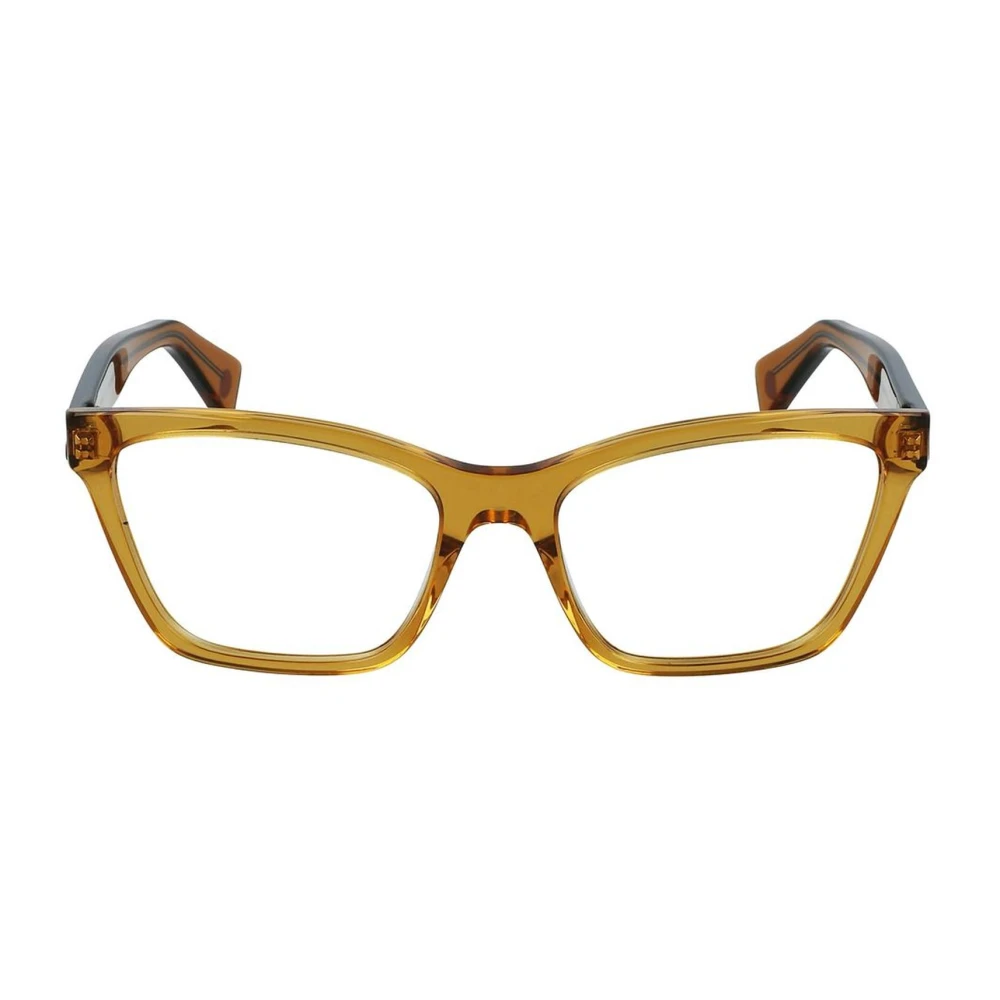 Lanvin Bruine Acetaatmontuur Bril voor Vrouwen Brown Dames