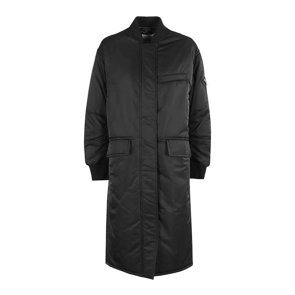 Stand Studio Stijlvolle Abbie Coat voor vrouwen Black Dames