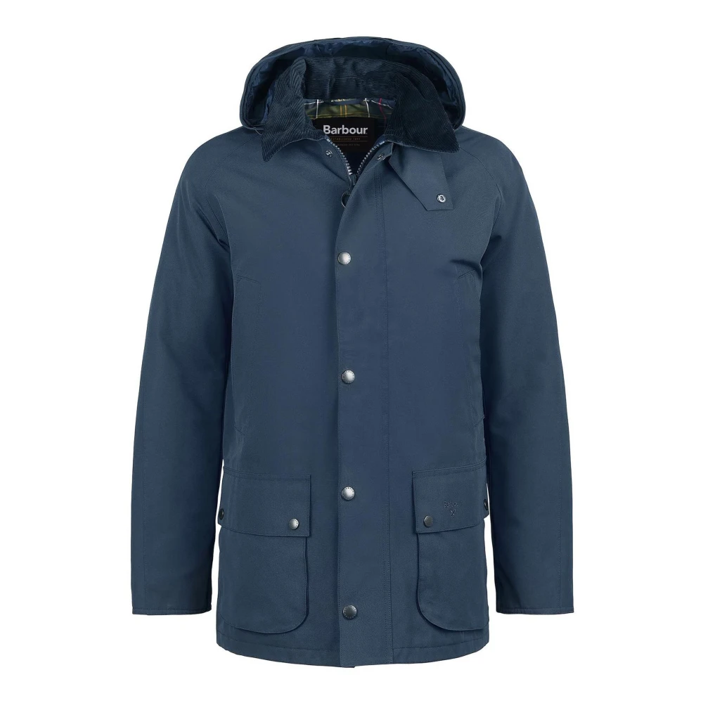 Barbour Blå Winter Ashby Jacka Blue, Herr