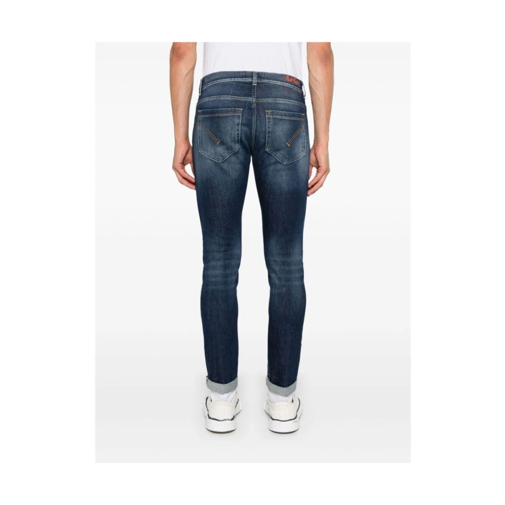 Dondup Indigo Blue Skinny Cut Denim Jeans Blue Heren