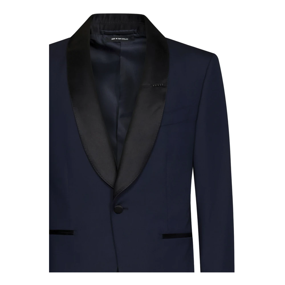 Tom Ford Midnight Blue Wol Tuxedo Suit Blue Heren
