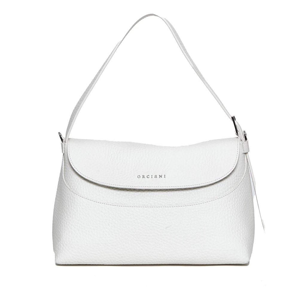 Orciani Elegante Witte Handtas Ss25 White Dames