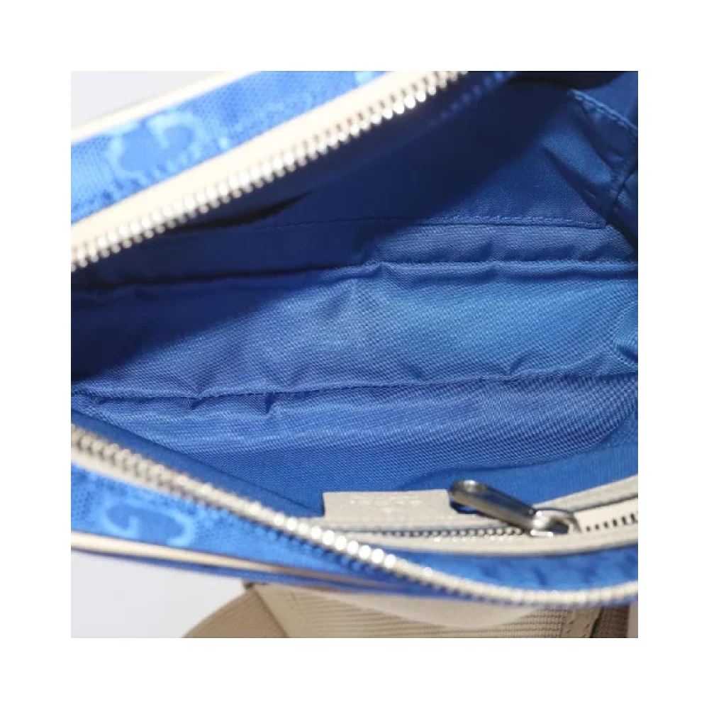 Gucci Vintage Pre-owned Nylon gucci-bags Blue Dames