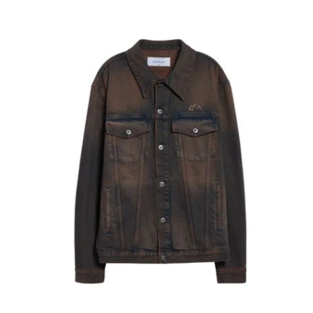 Jackets > Denim Jackets - - Off White - Modalova