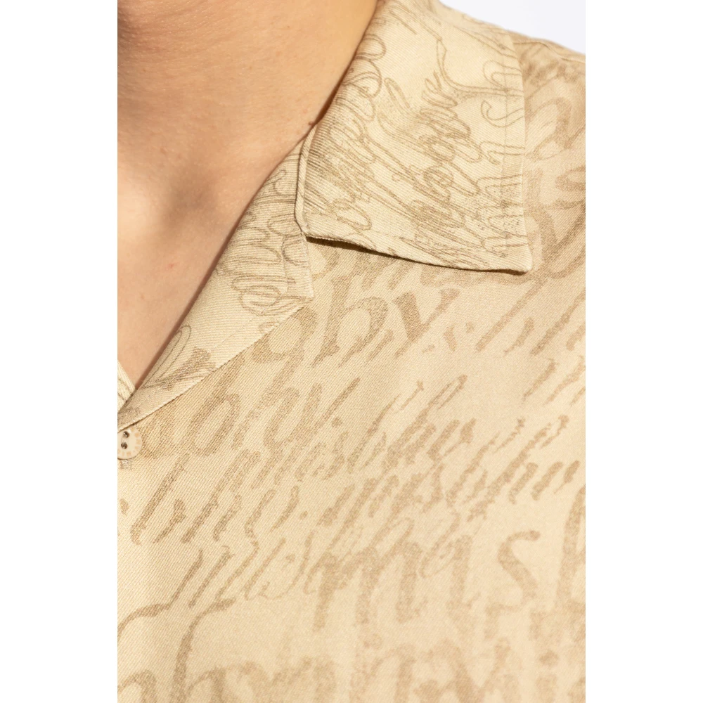Misbhv Shirt met logo Beige Heren