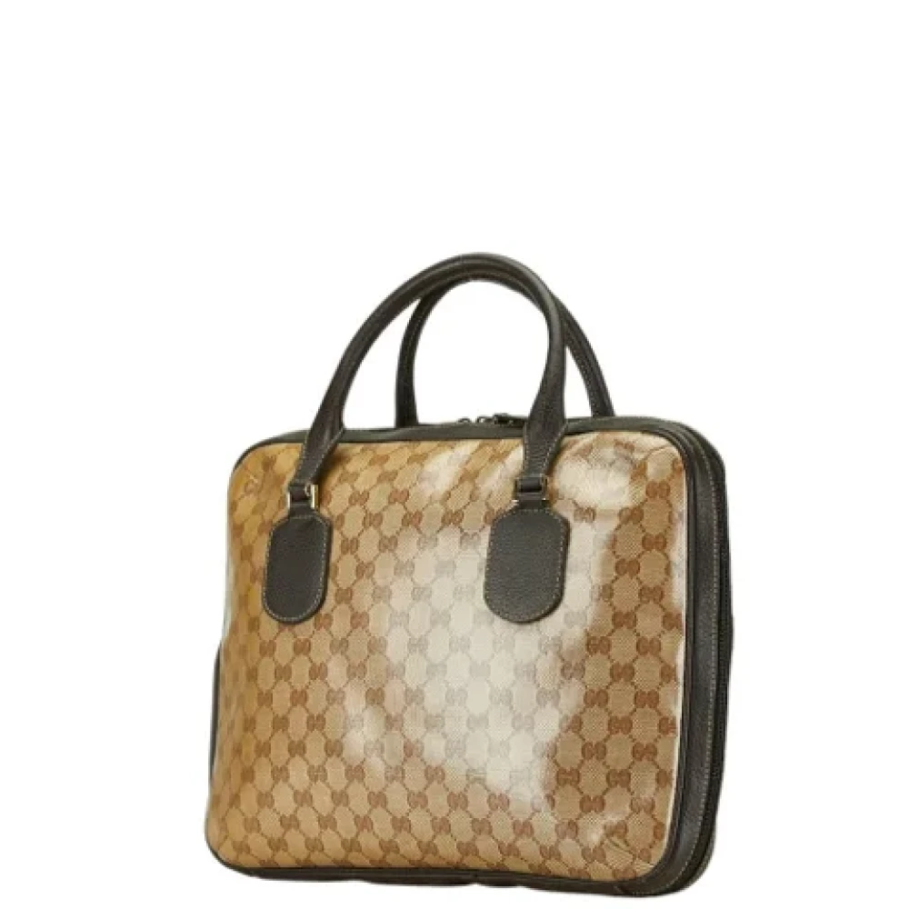 Gucci Vintage Pre-owned Canvas gucci-bags Brown Dames