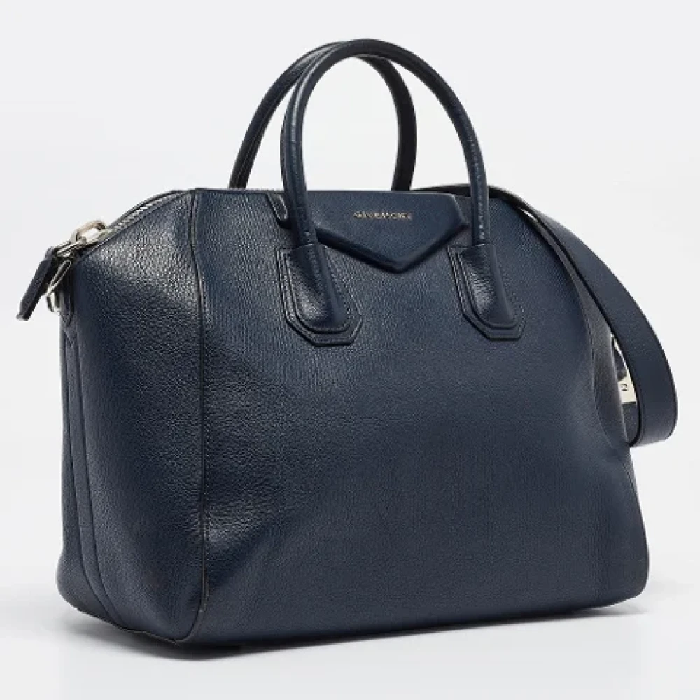 Givenchy Pre-owned Leather handbags Blue Dames