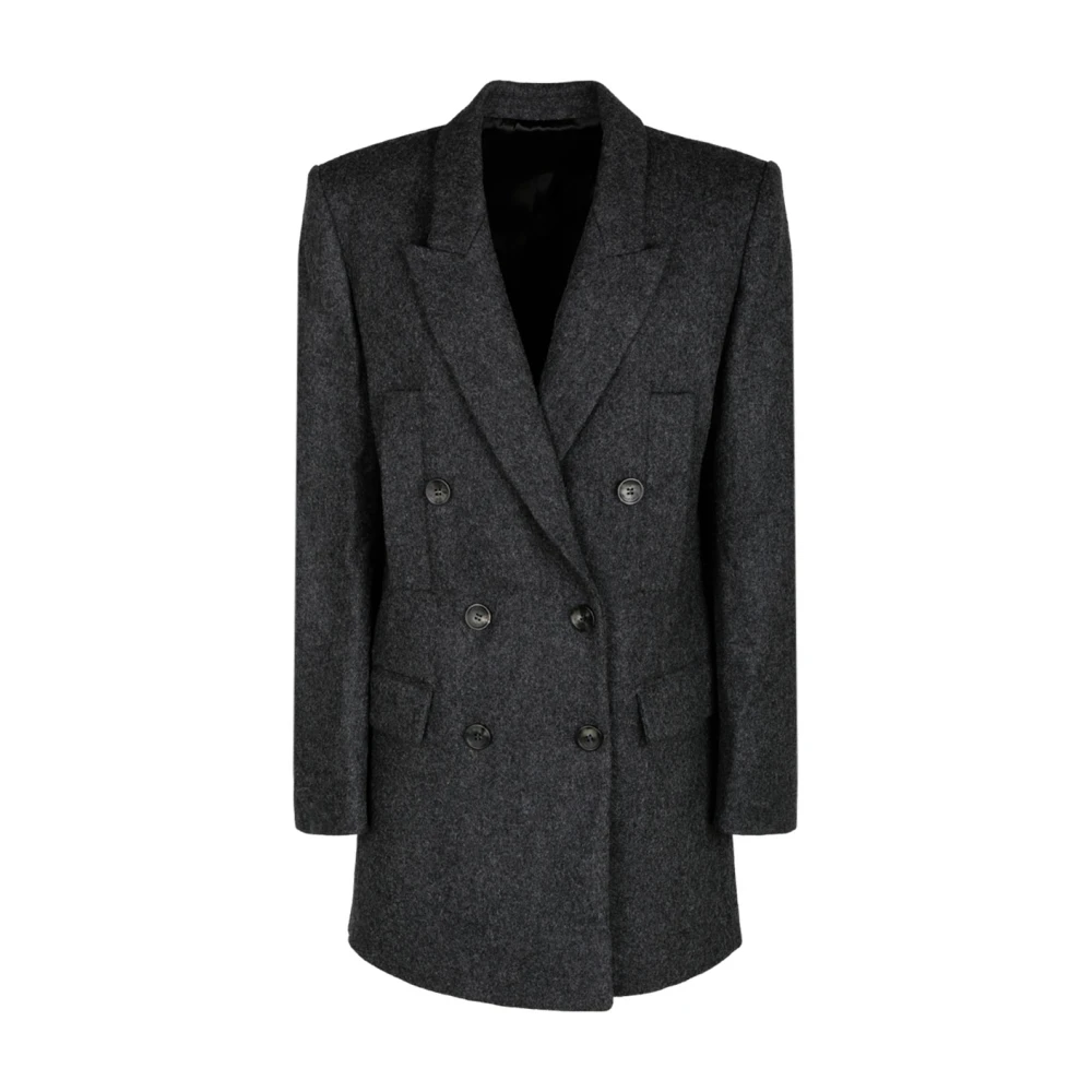Isabel Marant Women's Gray Blazers, S, Dark Grey Floyd Blazer Jacket