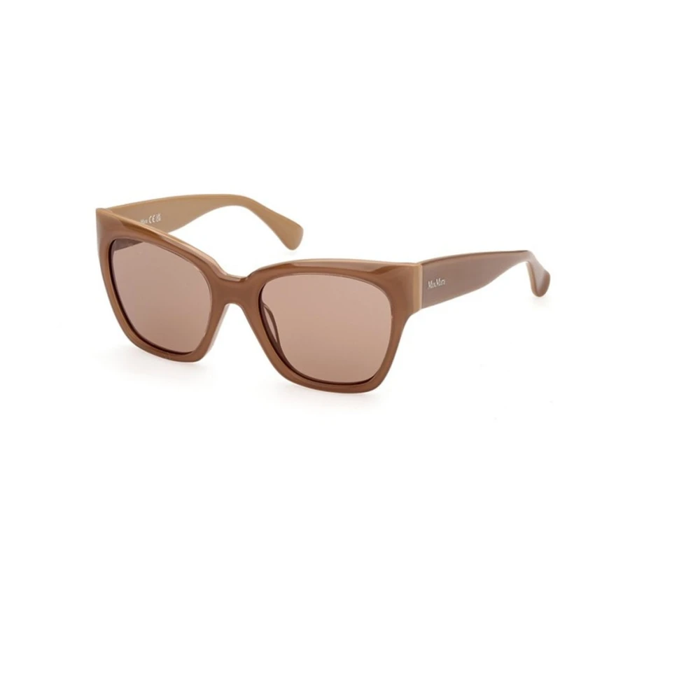 Max Mara Brown Sunglasses, Female, 54 Mm, Mm0204 46E Sunglasses