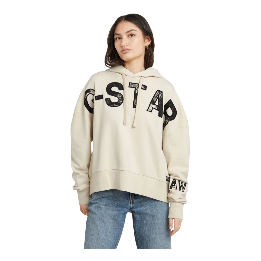 G-Star Stijlvolle Denim Jack voor Vrouwen Beige Dames
