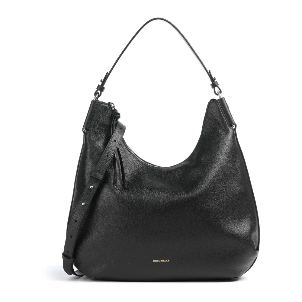 Coccinelle Rebekka Shoulder Bag In Black - Female - Shoulder Bags - Black - One Size - Bags