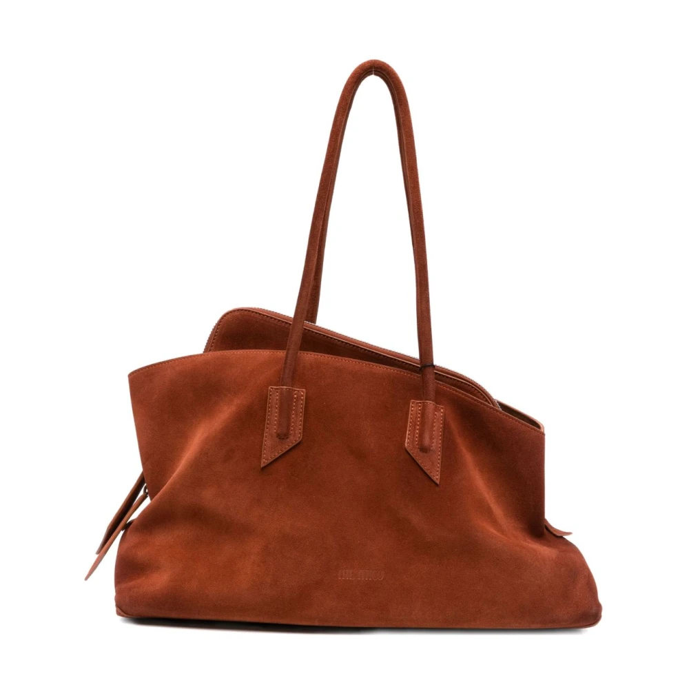 The Attico Brown Shoulder Bags, Female, One Size, La Passeggiata Shoulder Bag