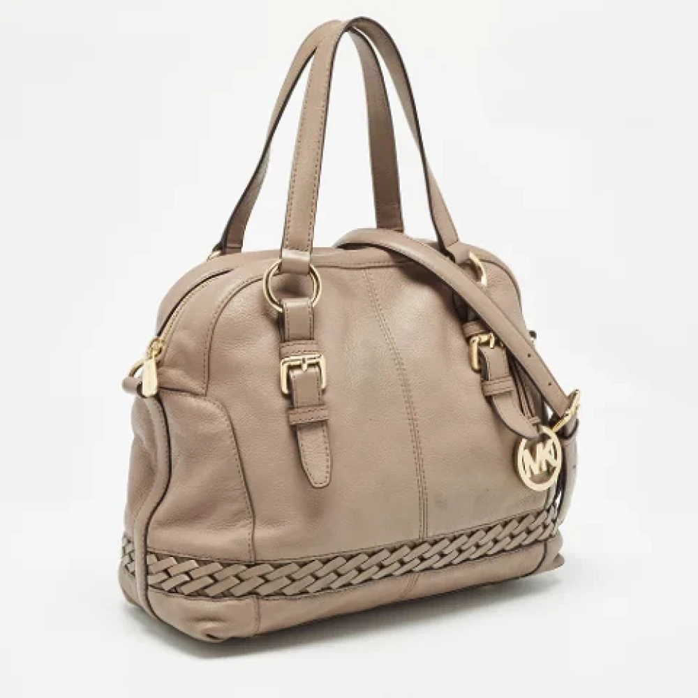 Michael Kors Pre-owned Leather handbags Beige Dames