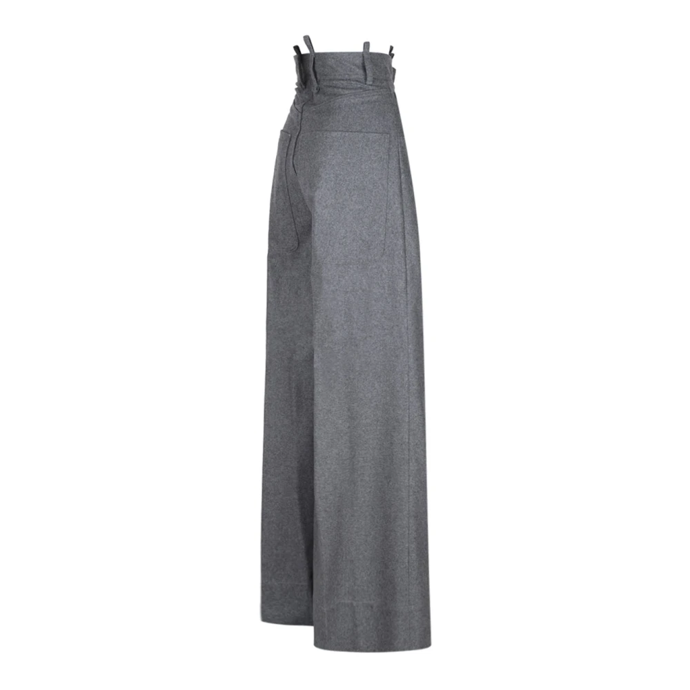 The Attico Grijze Broek Elegante Stijl Gray Dames