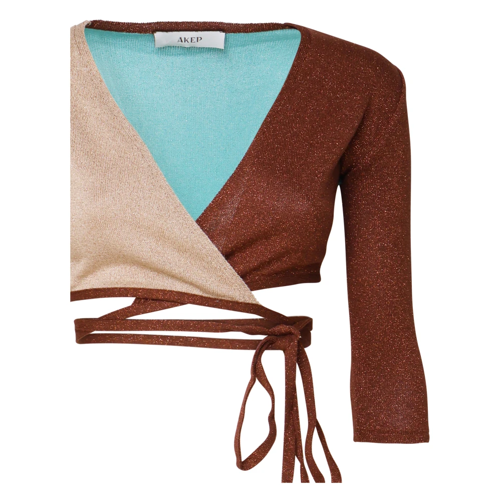 Akep Dubbelkleurige hartverwarmende trui Multicolor Dames