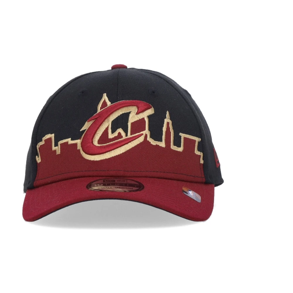 New era Gebogen klep pet NBA Clecav Zwart Multicolor Unisex