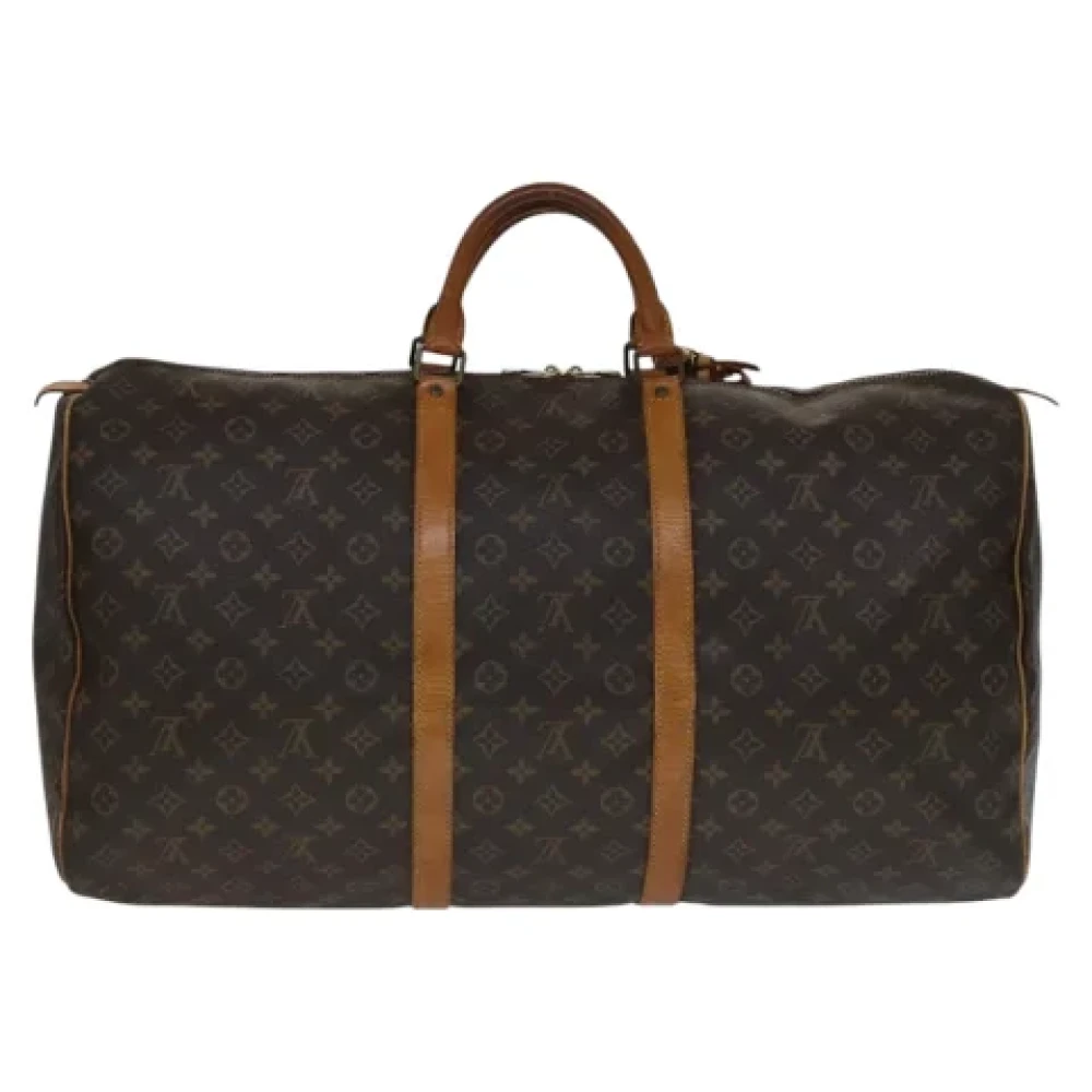 Louis Vuitton Vintage Pre-owned Canvas travel-bags Brown Dames