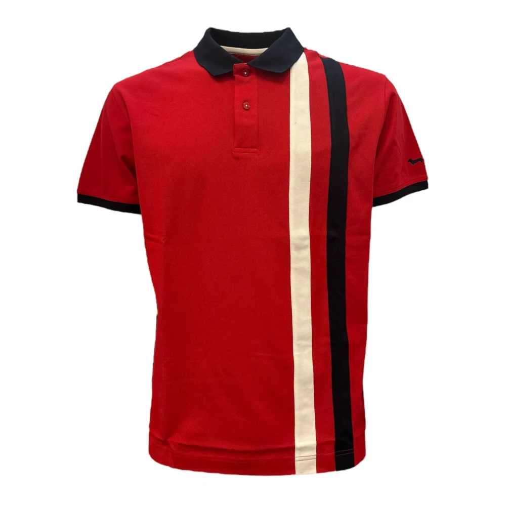 Harmont & Blaine Rode Katoenen Polo Shirt Lente Zomer 2024 Red Heren
