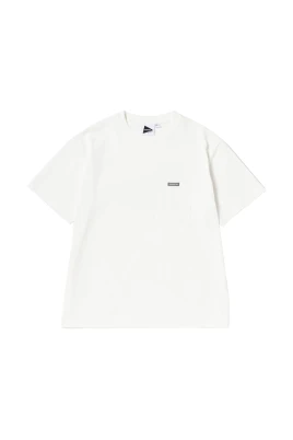 Logo Backprint Tee med Frontficka