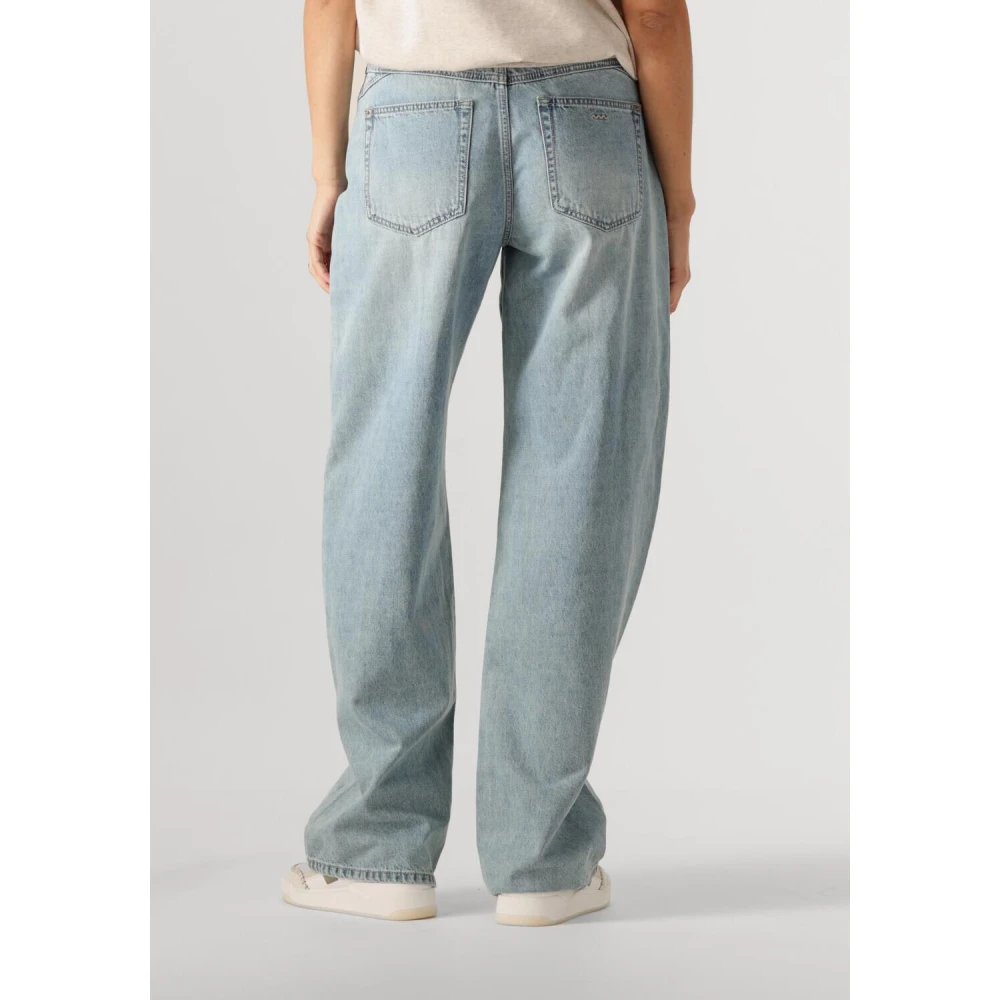 Summum Woman Vintage Straight Fit Jeans Blauw Blue Dames