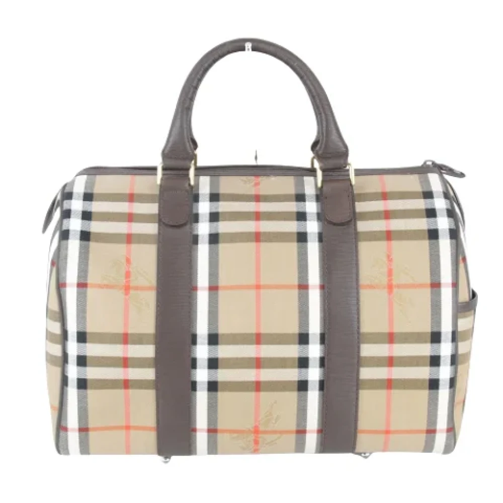 Burberry Vintage Pre-owned Canvas travel-bags Multicolor Dames