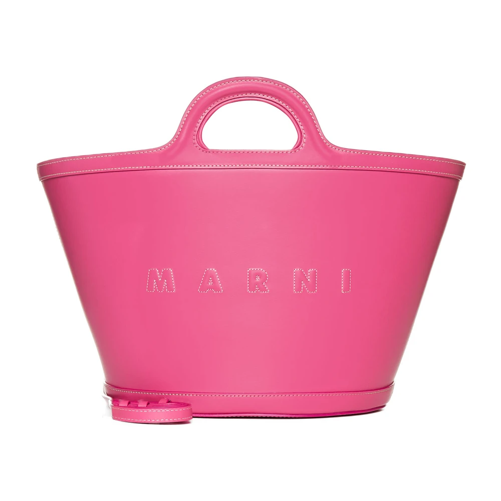 Marni Women's Pink Tropicalia Leather Bag - Shoulder Bags - One Size - Bags