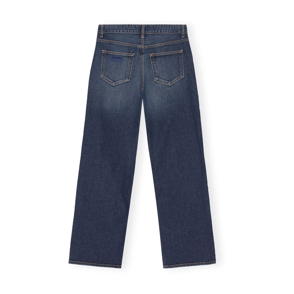 Ganni Stijlvolle Broek Blue Dames