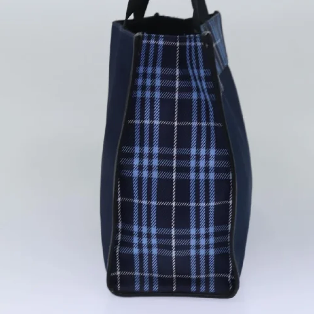 Burberry Vintage Pre-owned Fabric totes Blue Dames