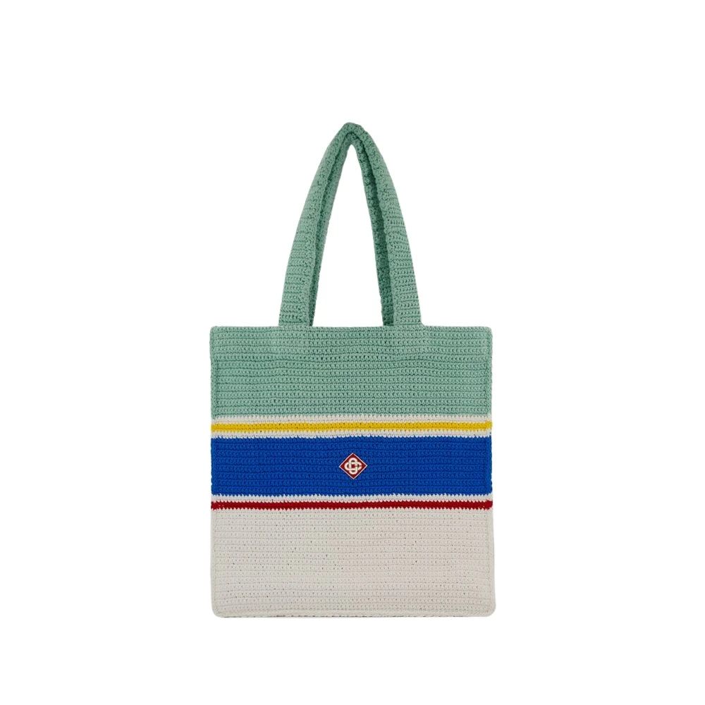 Casablanca Multicolor Gehaakte Shopper Tas Multicolor Dames