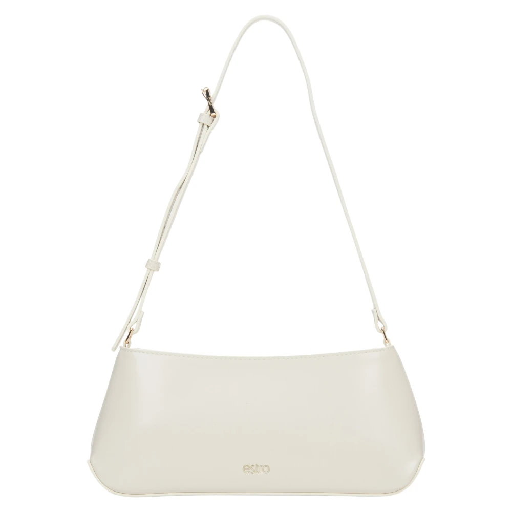 Estro Women's Beige Shoulder Bags, One Size, Baguette Shoulder Bag