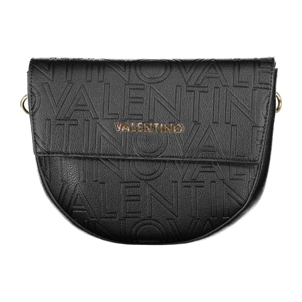 Valentino By Mario Valentino Women's Black Cross Body Bags, One Size, Pansy Flap Crossbody Bag