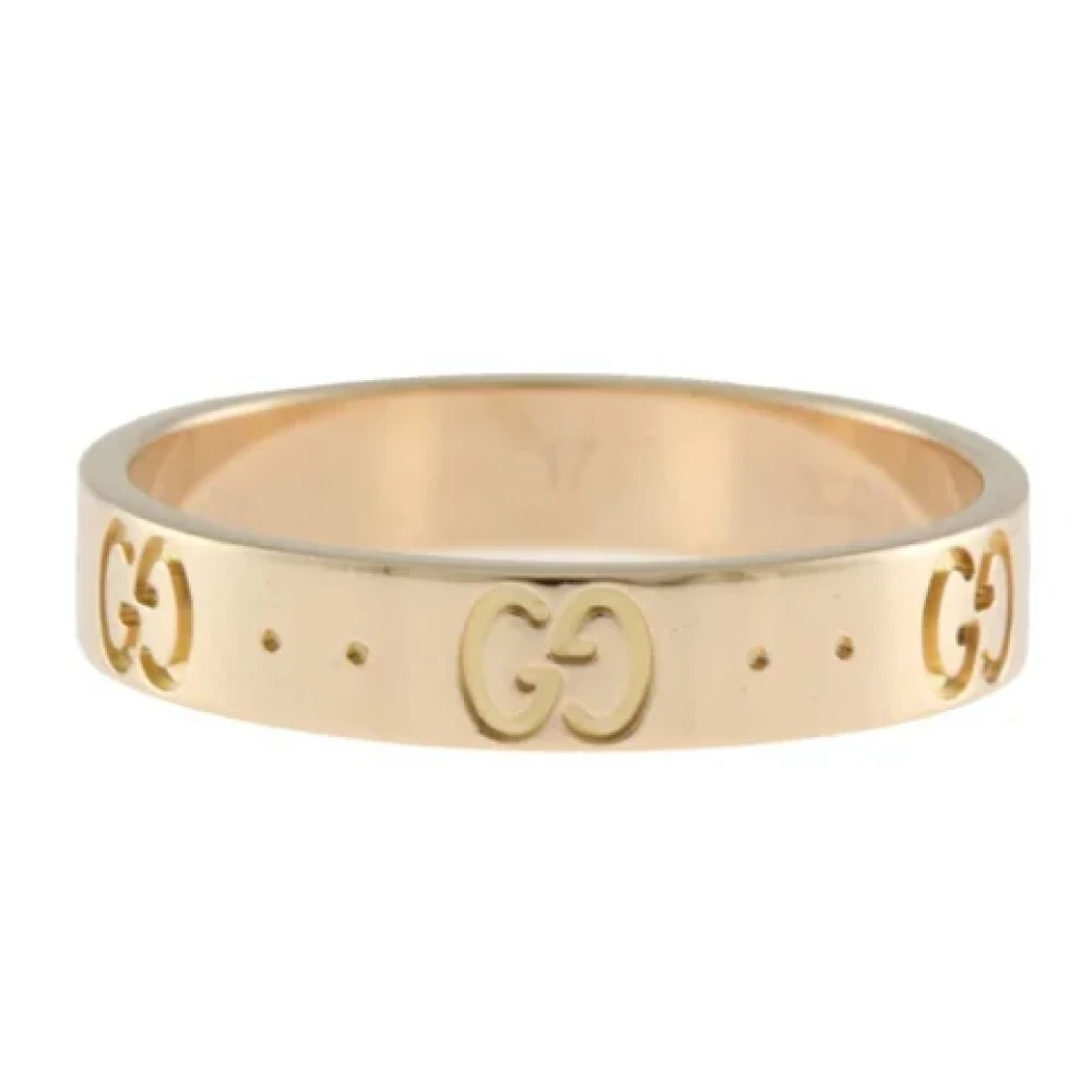 Gucci Vintage Pre-owned Roseguld ringar Yellow, Dam