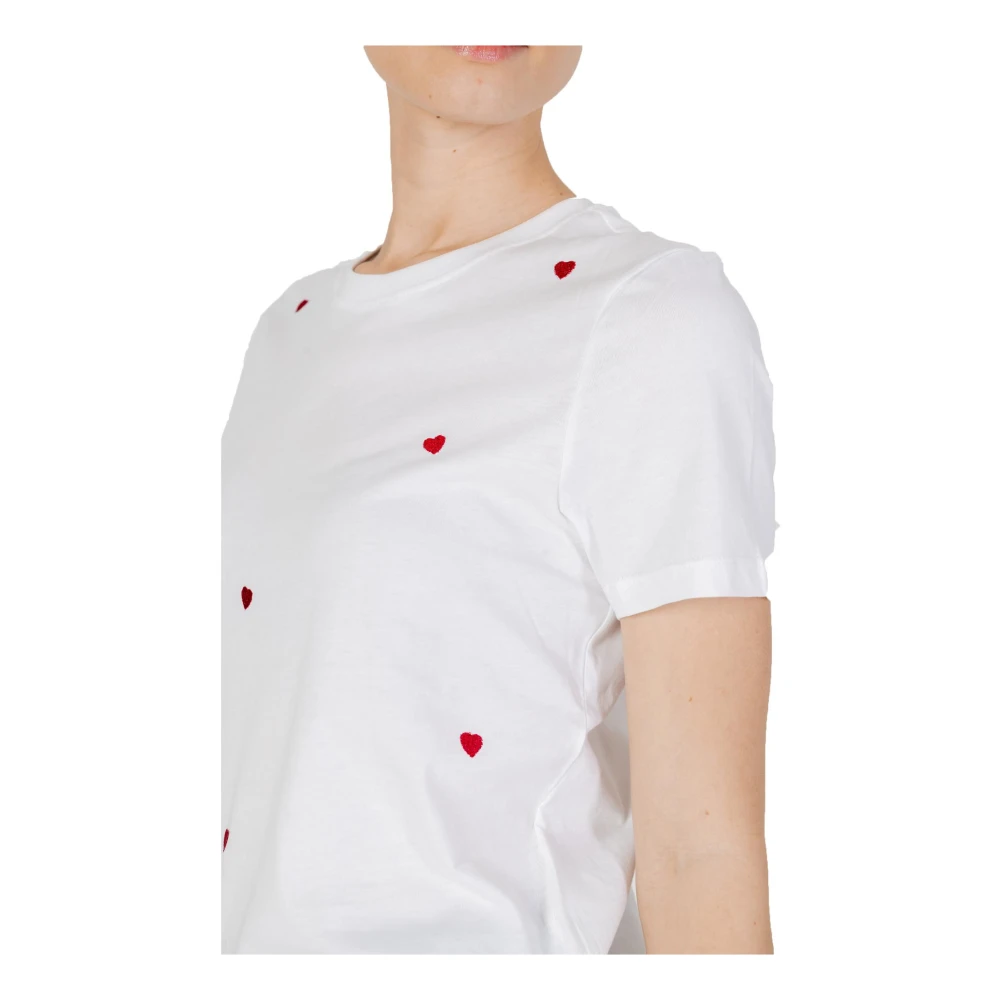 Only T-Shirts White Dames