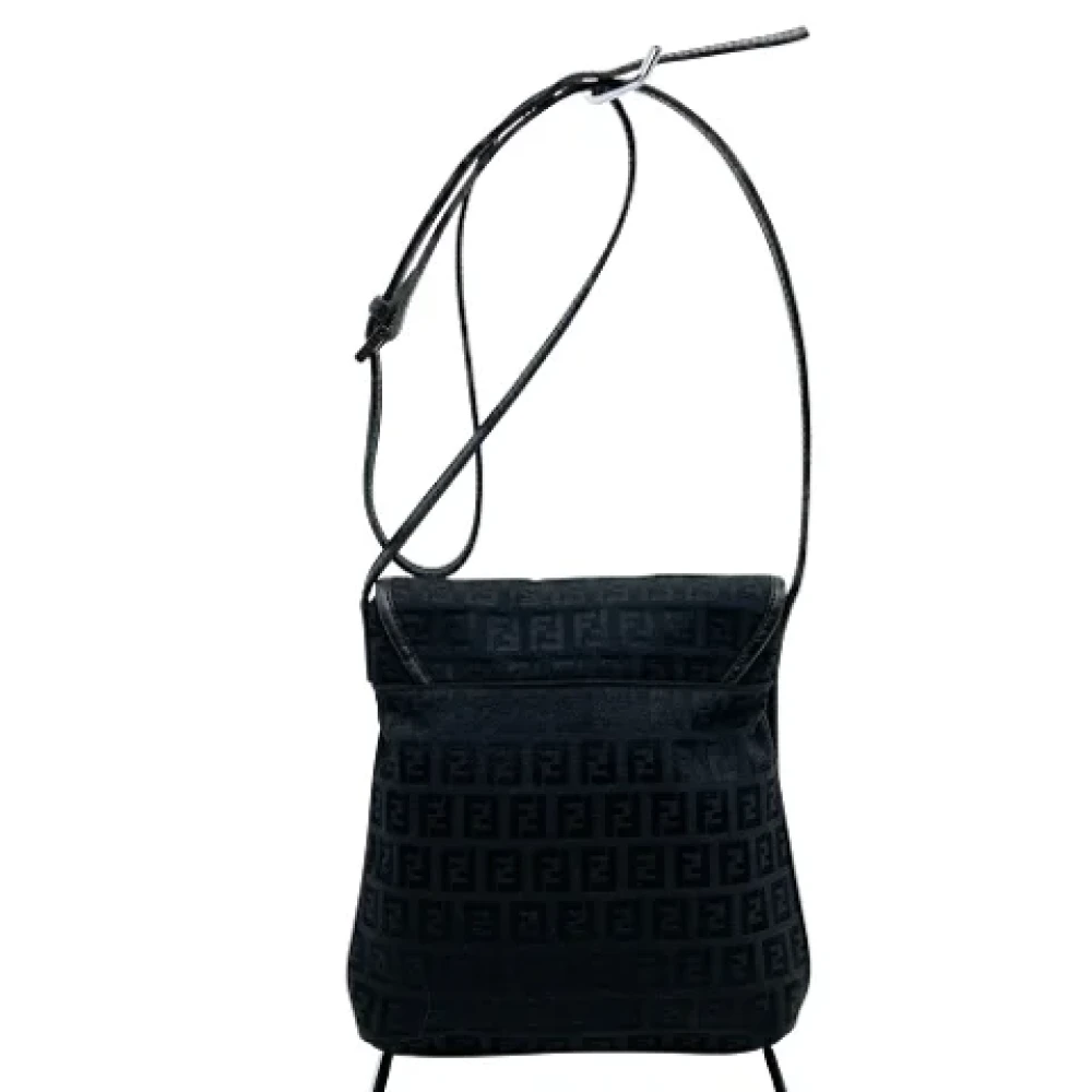 Fendi Vintage Pre-owned Canvas fendi-bags Black Dames