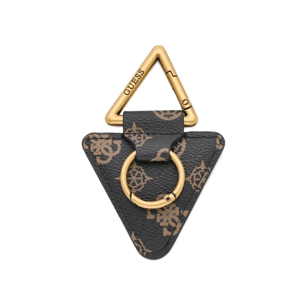 Guess Men's Brown Keychains, One Size, Portachiavi