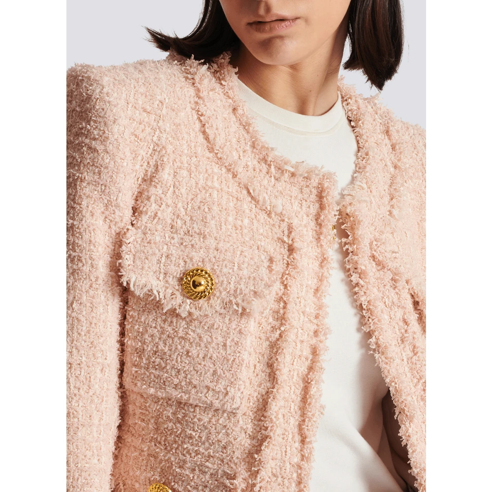 Balmain Tweed jasje Pink Dames