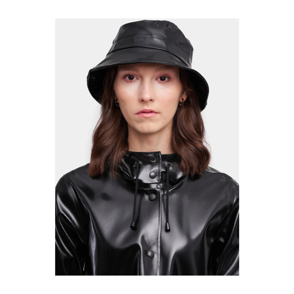 Stutterheim Opal Waterdichte Bucket Hoed Black Unisex