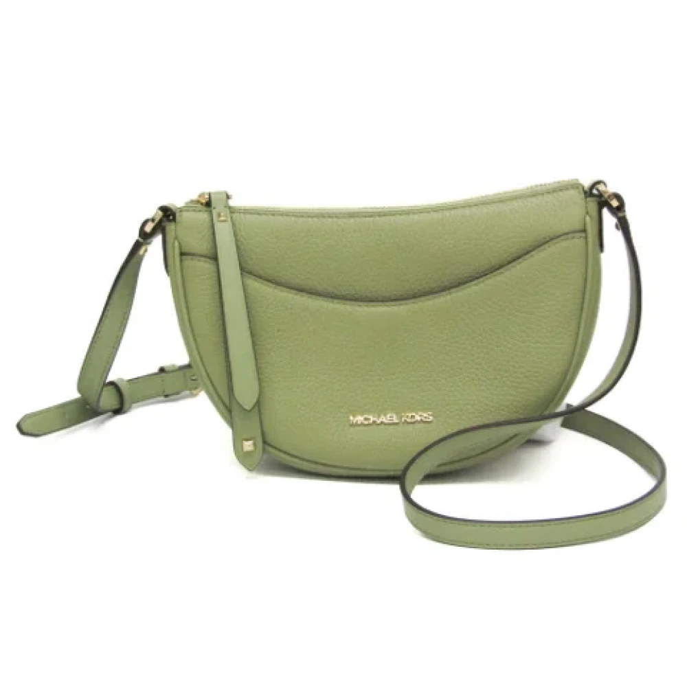 Michael Kors Pre-owned Leather shoulder-bags Green Dames