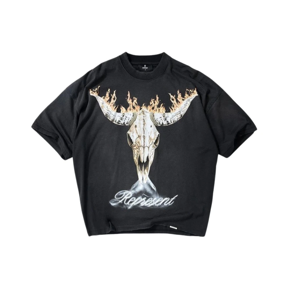 Represent Men's Black T-Shirts, M, British Cowboys T-Shirt