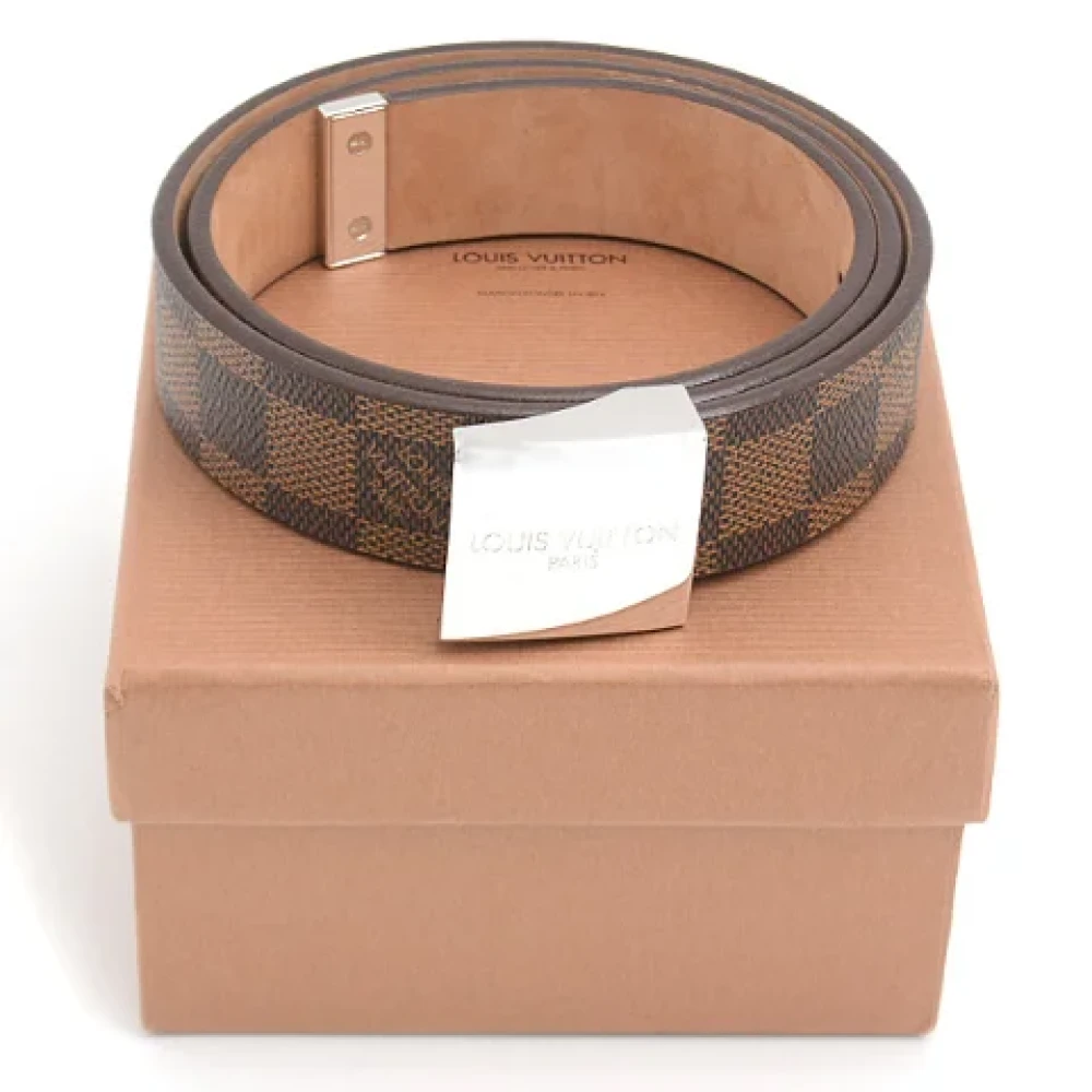 Louis Vuitton Vintage Pre-owned Leather belts Brown Dames