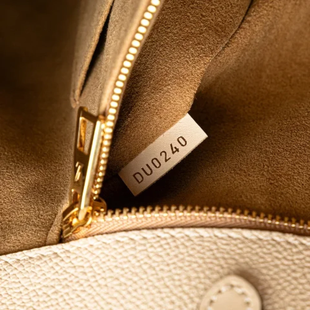 Louis Vuitton Vintage Pre-owned Leather louis-vuitton-bags White Dames