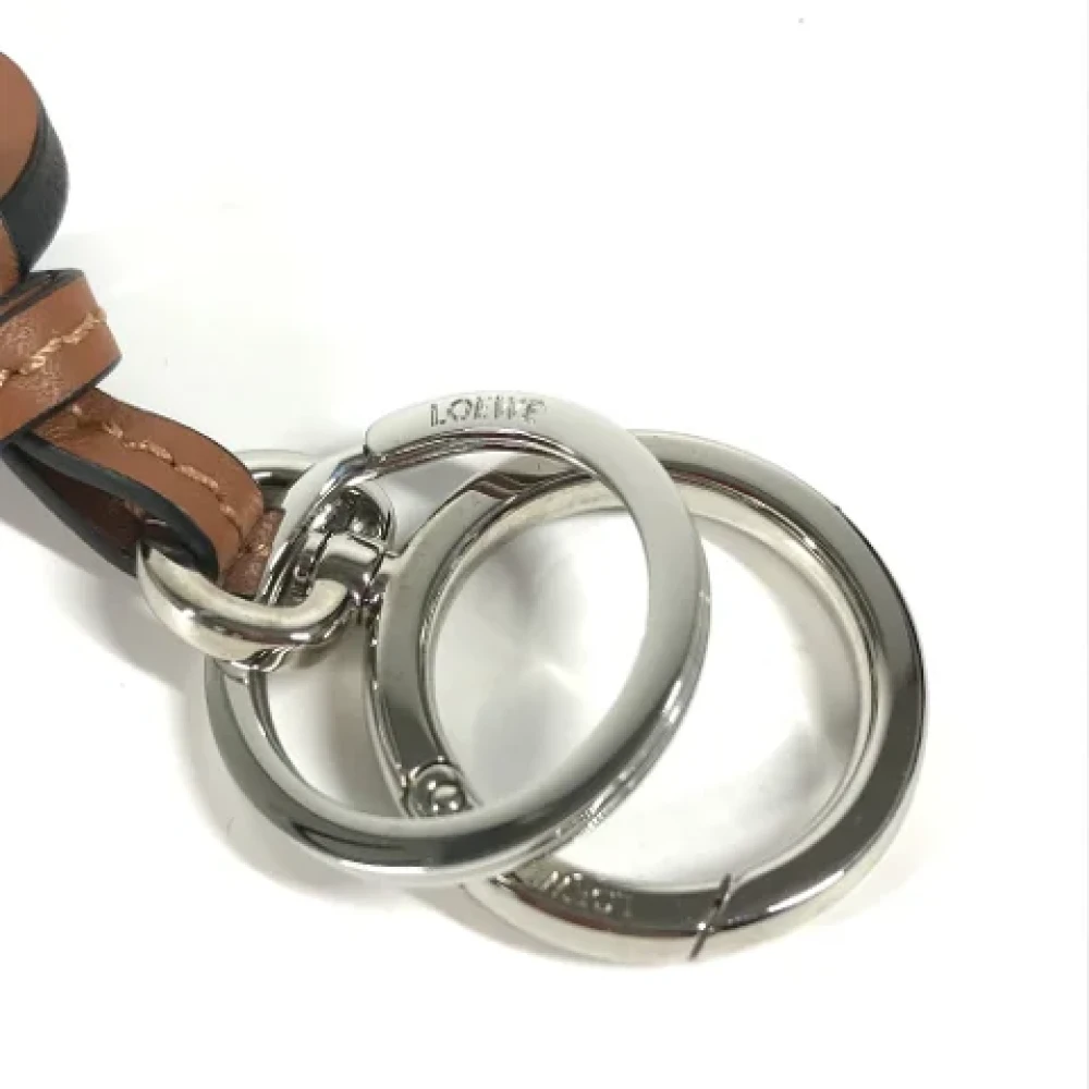 Loewe Pre-owned Leather key-holders Black Dames