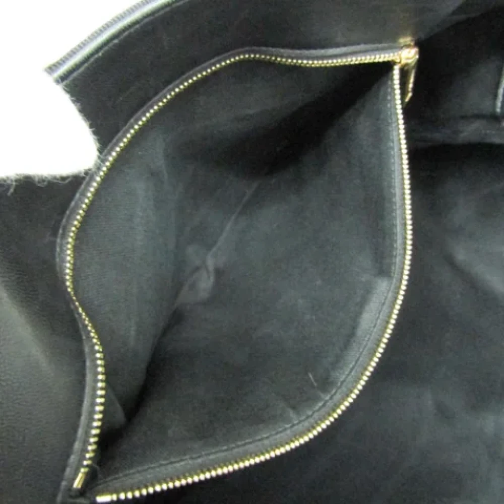 Salvatore Ferragamo Pre-owned Canvas handbags Black Dames