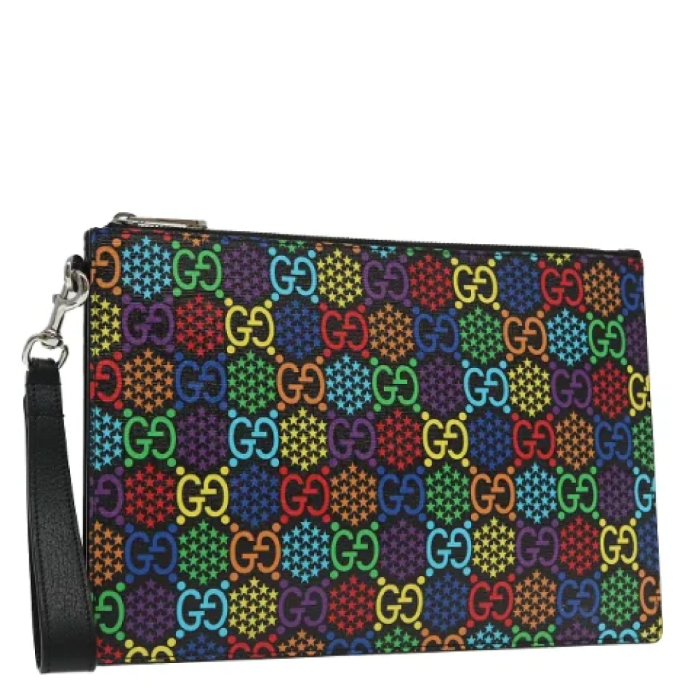 Gucci Vintage Pre-owned Canvas clutches Multicolor Dames