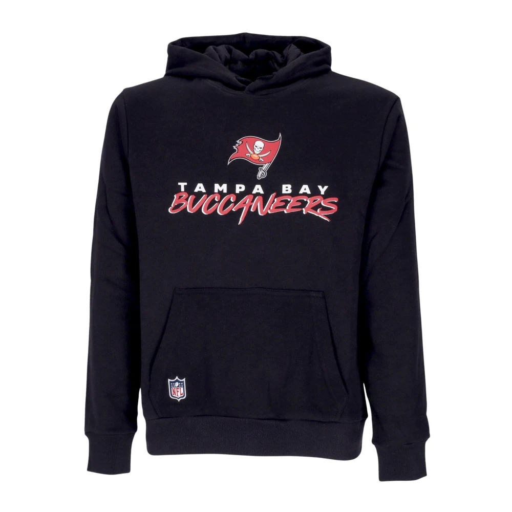 New era NFL Script Team Hoody Zwart Scarlet Black Heren